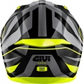 GIVI Parts Givi 50.8 RACER, Matt Black / Titanium / Yellow, Size XS | H508FRCBY54 | givi_H508FRCBY54 | euronetbike-net