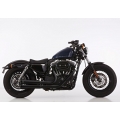 Falcon FALCON Double Groove complete exhaust system with cat complete exhaust system (2-2) ,"matt black" | 686969 | fal_686969 | euronetbike-net