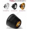 BARRACUDA BARRACUDA MOTO CRASH PAD INSERTS IN ALUMINUM BLACK | TA-INSERT/N | bar_TA-INSERT-N | euronetbike-net