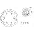 Brembo BREMBO Oro Brake Disc Round Fix | 68B40784 | brem_68B40784 | euronetbike-net