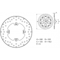 Brembo BREMBO Oro Brake Disc Round Fix | 68B40797 | brem_68B40797 | euronetbike-net
