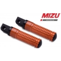 MIZU Mizu Race passenger's footpeg, including ABE, Black/Orange | 409SO1120046 | mizu_409SO1120046 | euronetbike-net