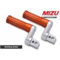 MIZU Mizu Flex Race driver's footpeg, including ABE, Silver/Orange | 409TO3310006 | mizu_409TO3310006 | euronetbike-net