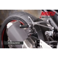 MIZU Mizu Race passenger's footpeg, including ABE, Silver/Black | 409TS1120022 | mizu_409TS1120022 | euronetbike-net