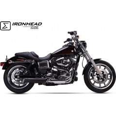 IXIL IXIL Slip On Exhaust - Ironhead Round Black | HD 1003 SB | ixil_HD_1003_SB | euronetbike-net
