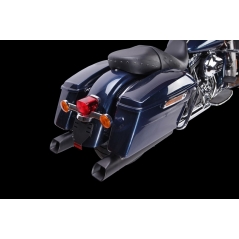 IXIL IXIL Slip On Exhaust (Right Muffler) - Ironhead Round Black | HD 1018 SB | ixil_HD_1018_SB | euronetbike-net
