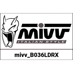 Mivv silencers Mivv Delta Race Stainless Steel Slip-On Exhaust | B.036.LDRX | mivv_B036LDRX | euronetbike-net