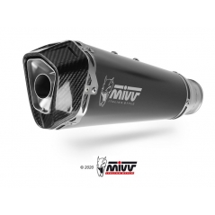Mivv silencers Mivv Delta Race Black Stainless Steel Exhaust | K.052.LDRB | mivv_K052LDRB | euronetbike-net