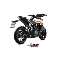 Mivv silencers Mivv X-M1 Black Stainless Steel Exhaust | KT.025.LC4B | mivv_KT025LC4B | euronetbike-net