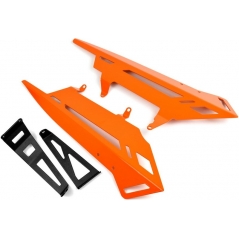 Pyramid Plastics parts Pyramid Exhaust Cheeks | Orange | KTM 1290 Superduke R 2020> | 29900D | pyr_29900D | euronetbike-net