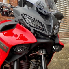 Pyramid Plastics parts Pyramid Upper Headlight Guards | Matte Black | Yamaha Tracer 9 2021> | 09250M | pyr_09250M | euronetbike-net