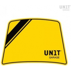 UnitGarage Unit Garage Yellow 40th Sticker x Fenouil Windshield | 1243BY | ug_1243BY | euronetbike-net