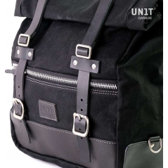 UnitGarage Unit Garage A universal side bag in Canvas, Black/Black | U003-Black-Black | ug_U003-Black-Black | euronetbike-net