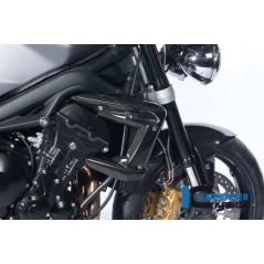 Ilmberger Carbon Ilmberger Radiator Cover (right) Carbon - Triumph Street Triple 675 | ilm_WKR_010_TRSTR_K | euronetbike-net