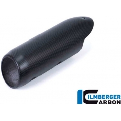 Ilmberger Carbon Ilmberger lower Exhaust end cap matt Carbon - Ducati Supersport 939 | ilm_AHS_109_DSS7M_K | euronetbike-net