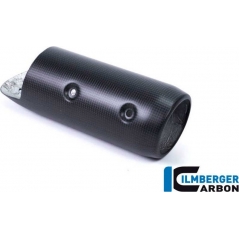 Ilmberger Carbon Ilmberger lower Exhaust end cap matt Carbon - Ducati Supersport 939 | ilm_AHS_109_DSS7M_K | euronetbike-net
