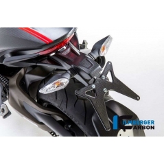 Ilmberger Carbon Ilmberger Number Plate Holder Carbon Ducati Monster 1200 / 1200 S matt surface | ilm_NHO_114_D12MM_K | euronetbike-net