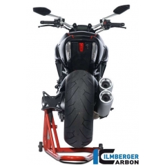 Ilmberger Carbon Ilmberger Numberplateholder incl rear Sprocket Protection Carbon - Ducati Diavel | ilm_NHO_023_DIAVE_K | euronetbike-net
