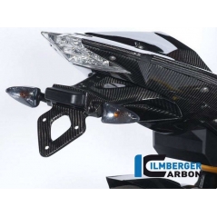 Ilmberger Carbon Ilmberger Number Plate Holder Carbon - BMW S 1000 R (2014-now) / S 1000 RR Street (2010-now) / HP 4 (2012-now) | ilm_NHO_024_S100S_K | euronetbike-net