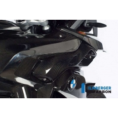 Ilmberger Carbon Ilmberger Airtube right (Upper Watercooler Cover) Carbon - BMW R 1200 GS (LC from 2013) | ilm_WKR_025_GS12L_K | euronetbike-net
