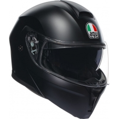 AGV AGV STREETMODULAR E2206 MPLK MONO MATT BLACK, Size : L | 2118296001001009 | agv_2118296001-001_L | euronetbike-net