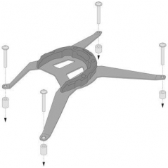 SW-Motech SW-Motech PRO Tankring. Black. BMW F 650/700/800 GS. Without srewing. | TRT.00.787.20100/B | sw_TRT_00_787_20100B | euronetbike-net