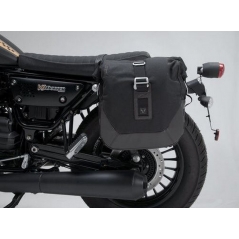 SW-Motech SW-MOTECH Legend Gear side bag system LC Black Edition Moto Guzzi V9 Roamer/Bobber (15-). | BC.HTA.17.797.20300 | sw_BC_HTA_17_797_20300 | euronetbike-net