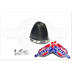 Scalvini Scalvini Carbon Fiber Oval End cap + St.Steel Band + Rivets. (125cc) | 006.007 | sca_006-007 | euronetbike-net