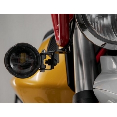 SW-Motech SW-MOTECH Light mounts Black. Moto Guzzi V85 TT (19-). | NSW.17.925.10000/B | sw_NSW_17_925_10000B | euronetbike-net