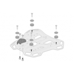 SW-Motech SW Motech Adapter kit for ADVENTURE-RACK | GPT.00.152.35100/B | sw_GPT_00_152_35100B | euronetbike-net