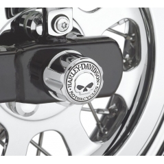 Harley-Davidson Harley-Davidson Willie G Skull Rear Axle Nut Covers, Chrome | 41706-09A | hd_41706-09A | euronetbike-net