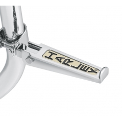 Harley-Davidson Harley-Davidson Custom Harley Scripted Footpegs, Chrome | 49102-86T | hd_49102-86T | euronetbike-net