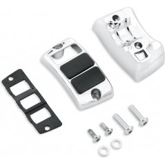 Harley-Davidson Harley-Davidson Chrome Auxiliary Accessory Switch Housing Kit, Chrome | 70255-02B | hd_70255-02B | euronetbike-net