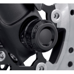 Harley-Davidson Harley-Davidson Dominion Front Axle Nut Covers, Gloss Black | 43000124 | hd_43000124 | euronetbike-net
