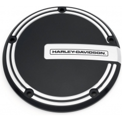 Harley-Davidson Harley-Davidson Empire Derby Cover, Black Anodized Machine Cut | 25701179 | hd_25701179 | euronetbike-net