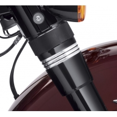 Harley-Davidson Harley-Davidson Machine Cut Upper Fork Slider Covers, Black Anodized Machine Cut | 45800135 | hd_45800135 | euronetbike-net