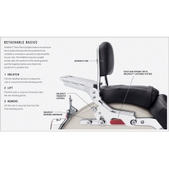Harley-Davidson Harley-Davidson HoldFast Two-Up Luggage Rack-Chrome, Chrome | 50300132 | hd_50300132 | euronetbike-net