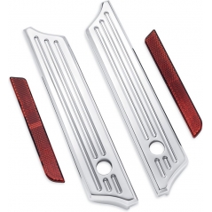 Harley-Davidson Harley-Davidson Billet Saddlebag Hinge Cover Kit-Chrome Grooved, Chrome | 90201084 | hd_90201084 | euronetbike-net