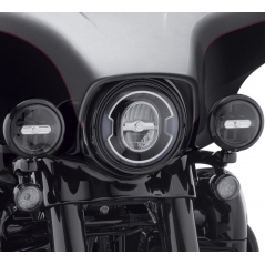 Harley-Davidson Harley-Davidson 4 in. Daymaker Signature Reflector LED Auxiliary Lamps-Black, Black | 68000253 | hd_68000253 | euronetbike-net