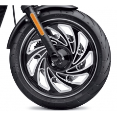 Harley-Davidson Harley-Davidson Typhoon 17 in. Front Wheel, Cut Back Gloss Black | 43300351 | hd_43300351 | euronetbike-net