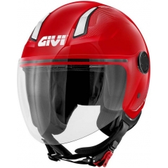GIVI Parts Givi Jet helmet 11.7 SOLID COLOR Matte Red, Size 55/S | H117BR30055 | givi_H117BR30055 | euronetbike-net