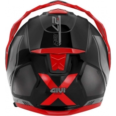 GIVI Parts Givi Flip-up helmet X.27 TOURER GRAPHIC Black/Red, Size 63/XXL | HX27RTRBR63 | givi_HX27RTRBR63 | euronetbike-net
