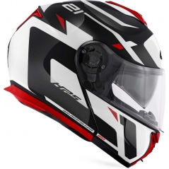 GIVI Parts Givi Flip-up helmet X.21 EVO NUMBER Black|White/Red, Size 61/XL | HX21RNBBR61 | givi_HX21RNBBR61 | euronetbike-net