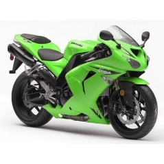 Powerbronze parts Powerbronze Standard Screens, FLUORESCENT GREEN for KAWASAKI ,ZX10-R, 06-07 | 410-K151-010 | pb_410-K151-010 | euronetbike-net