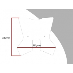 Powerbronze parts Powerbronze Standard Screens KTM 390 ADVENTURE 20 (385 MM)/LIGHT TINT | 410-KT104-001 | pb_410-KT104-001 | euronetbike-net