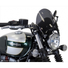 Powerbronze parts Powerbronze Light Screen, RED for TRIUMPH ,BOBBER, 17-19 (225 MM) | 430-U225-005 | pb_430-U225-005 | euronetbike-net