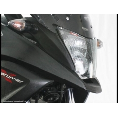 Powerbronze parts Powerbronze Headlight Protectors, DARK GREEN for HONDA ,VFR800X CROSSRUNNER, 11-14 | 440-H521-012 | pb_440-H521-012 | euronetbike-net