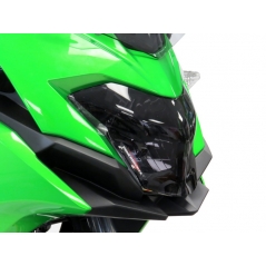 Powerbronze parts Powerbronze Headlight Protectors, SOLID BLACK for KAWASAKI ,VERSYS-X 300, 17-19 | 440-K571A-003 | pb_440-K571A-003 | euronetbike-net