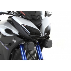 Powerbronze parts Powerbronze Headlight Protectors, SOLID BLACK for SW MOTECH HAWK LED FOG LIGHT COVERS (70 MM) | 440-U559-003 | pb_440-U559-003 | euronetbike-net