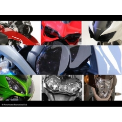 Powerbronze parts Powerbronze Headlight Protectors, AMBER for YAMAHA ,FJR1300, 06-12 | 440-Y528-007 | pb_440-Y528-007 | euronetbike-net